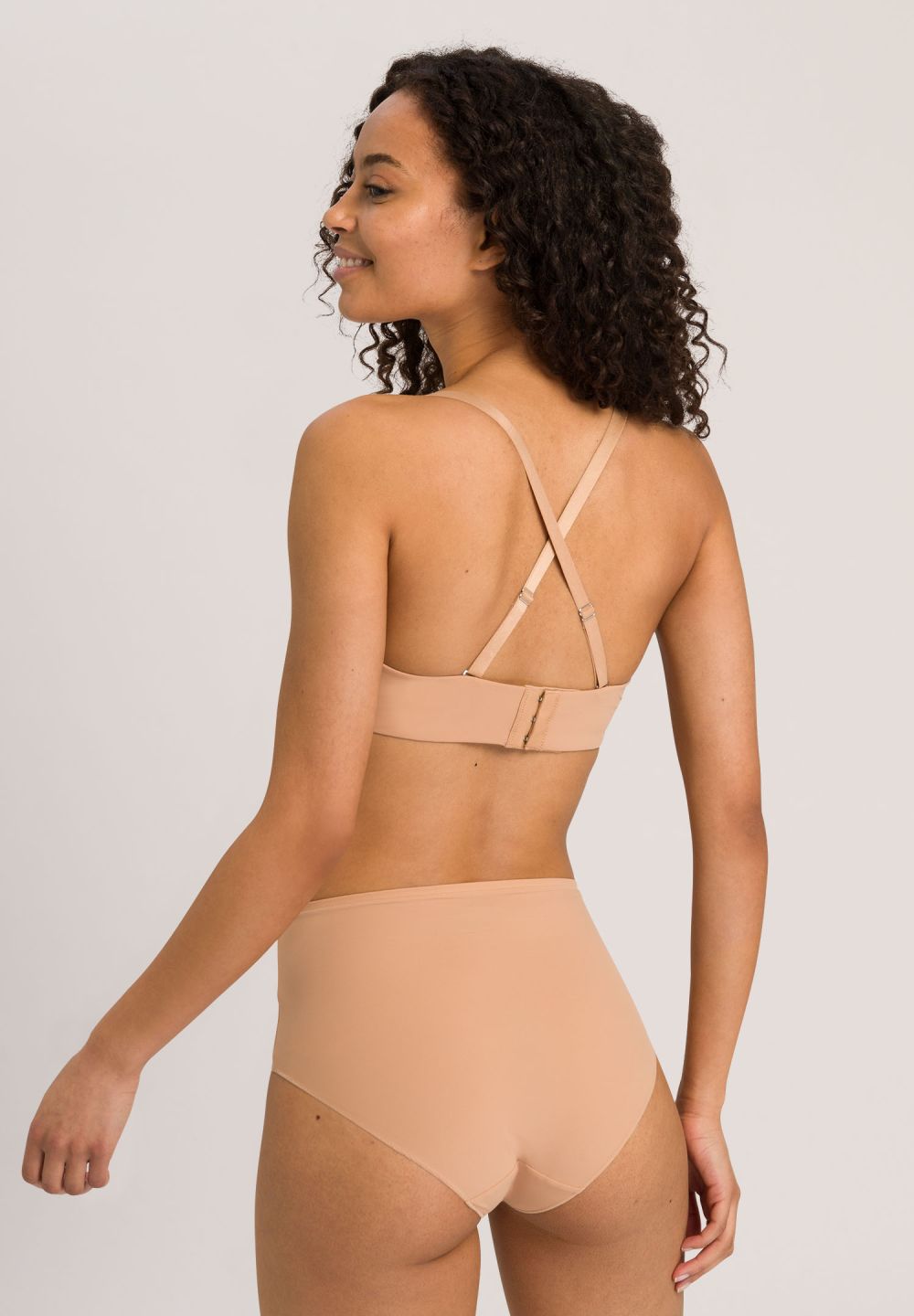 Hanro Basic Allure Allure Padded Bandeau Bra (071732) Nude