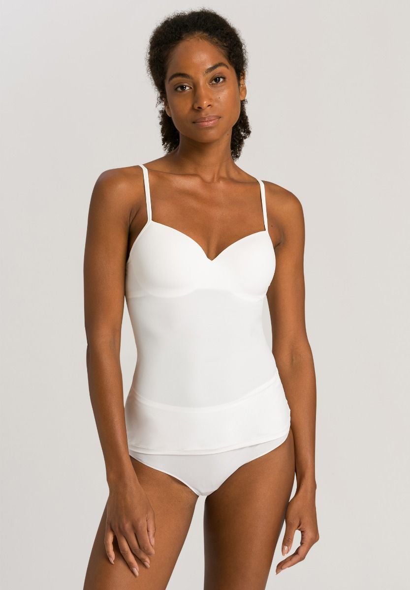 Hanro Basic Allure Allure Padded Bra-Camisole (071462) Off White