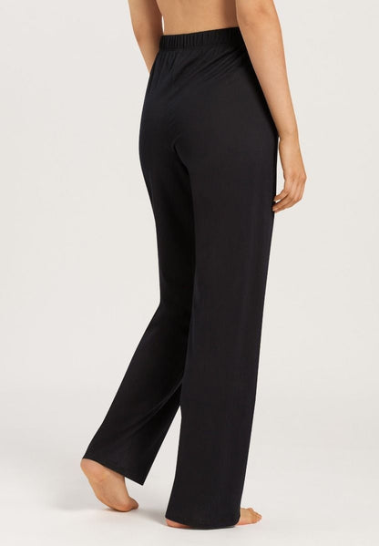 Hanro Basic Cotton Deluxe Cotton Deluxe Long Pants (077955) Black