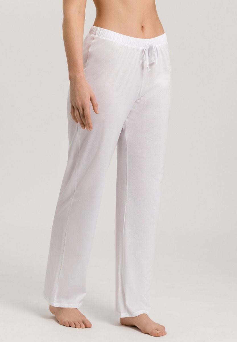 Hanro Basic Cotton Deluxe Cotton Deluxe Long Pants (077955) White