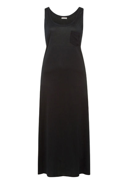 Hanro Basic Cotton Deluxe Cotton Deluxe Sleeveless Nightdress 130Cm (077951) Black