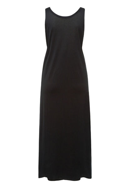 Hanro Basic Cotton Deluxe Cotton Deluxe Sleeveless Nightdress 130Cm (077951) Black