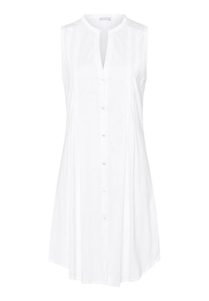Hanro Basic Cotton Deluxe Cotton Deluxe Sleeveless Nightdress 90Cm (077952) White