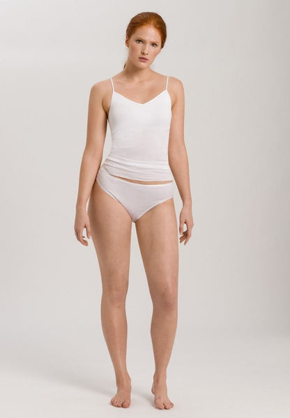 Hanro Basic Cotton Seamless Cotton Seamless Midi Briefs (071626) White