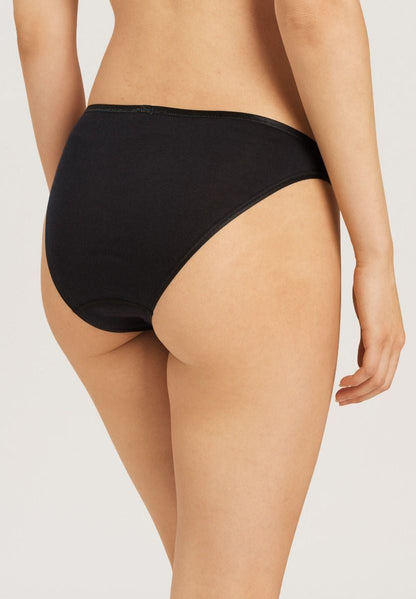 Hanro Basic Cotton Seamless Cotton Seamless Mini Briefs (071624) Black