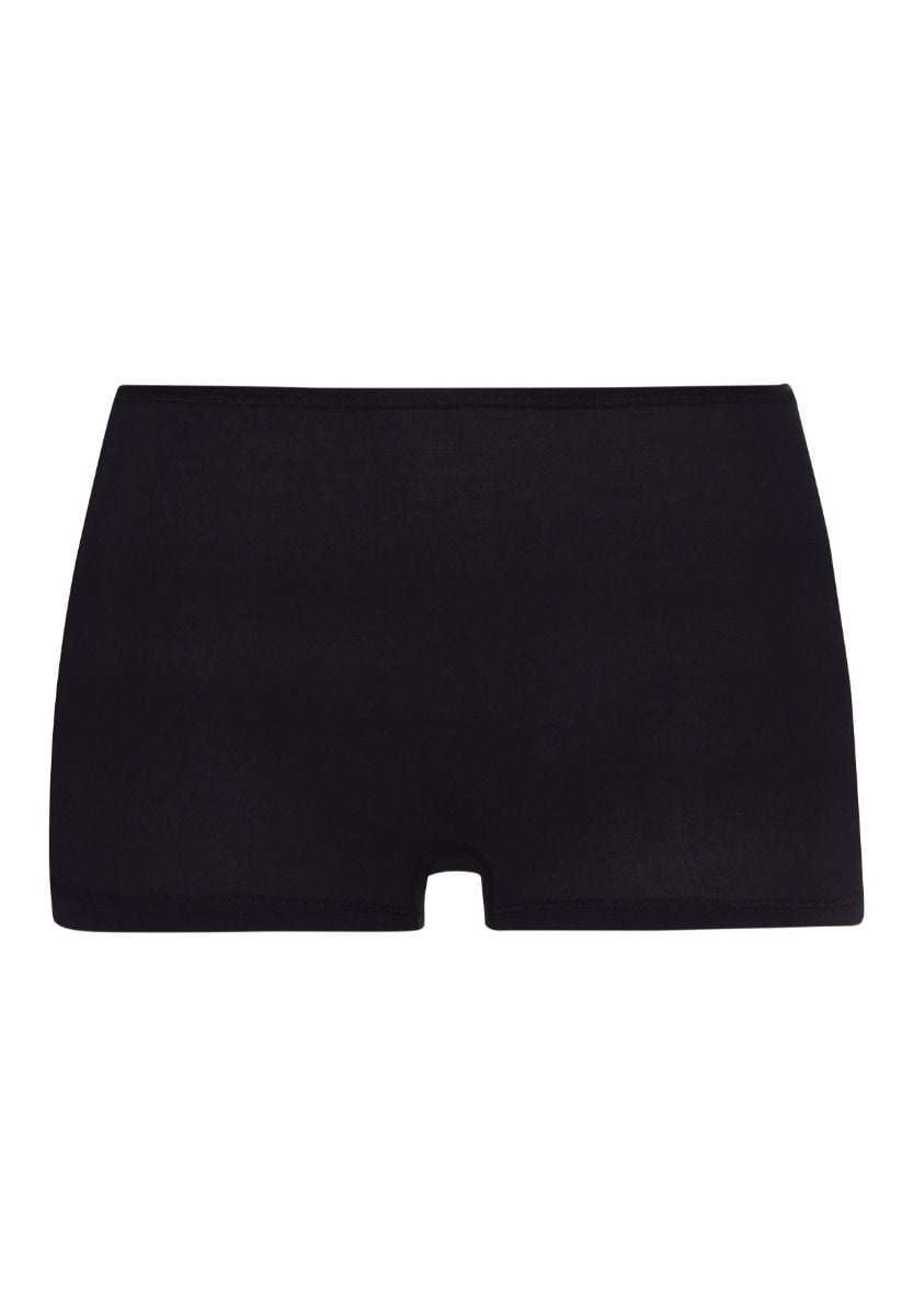 Hanro Basic Cotton Seamless Cotton Seamless Shortleg Pants (071631) Black