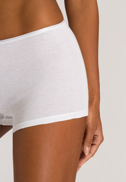 Hanro Basic Cotton Seamless Cotton Seamless Shortleg Pants (071631) White