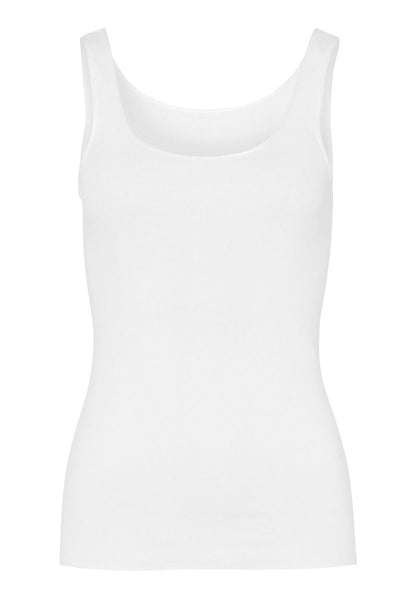Hanro Basic Cotton Seamless Cotton Seamless Tank Top (071604) White
