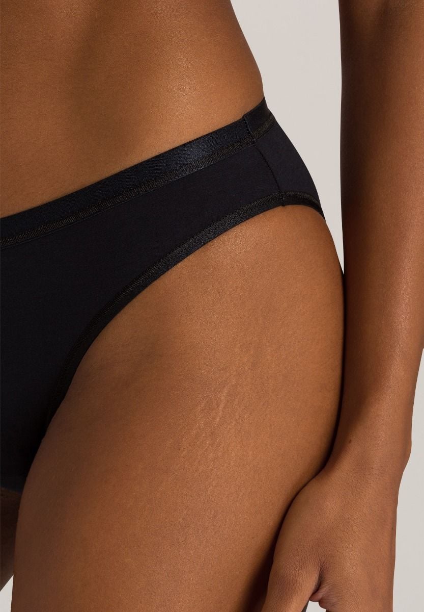 Hanro Basic Cotton Sensation Cotton Sensation Mini Briefs (071403) Black