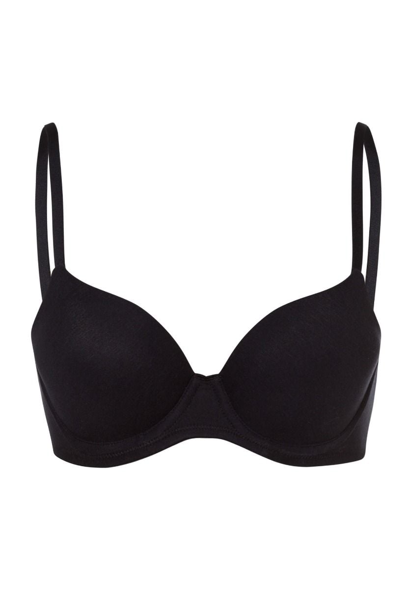 Hanro Basic Cotton Sensation Cotton Sensation T-Shirt Bra (071382) Black