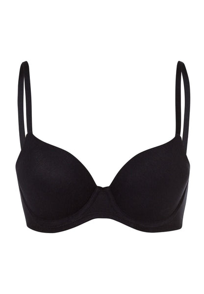 Hanro Basic Cotton Sensation Cotton Sensation T-Shirt Bra (071382) Black
