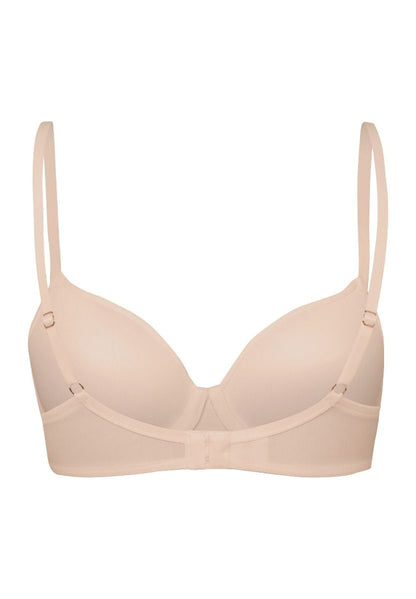 Hanro Basic Cotton Sensation Cotton Sensation T-Shirt Bra (071382) Beige