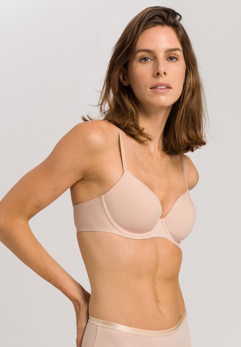Hanro Basic Cotton Sensation Cotton Sensation T-Shirt Bra (071382) Beige