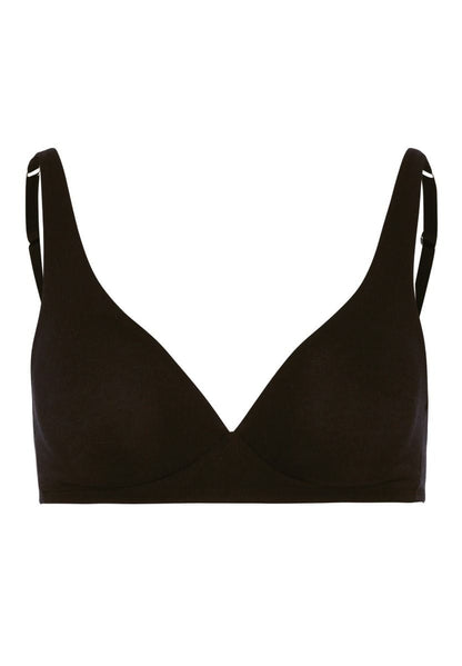 Hanro Basic Cotton Sensation Cotton Sensation Soft Cup Bra (071387) Black