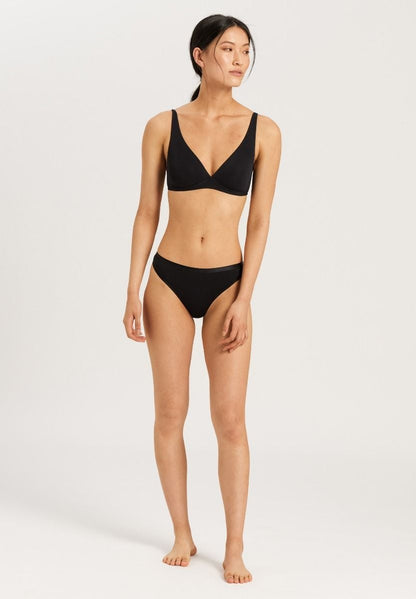 Hanro Basic Cotton Sensation Cotton Sensation Soft Cup Bra (071387) Black