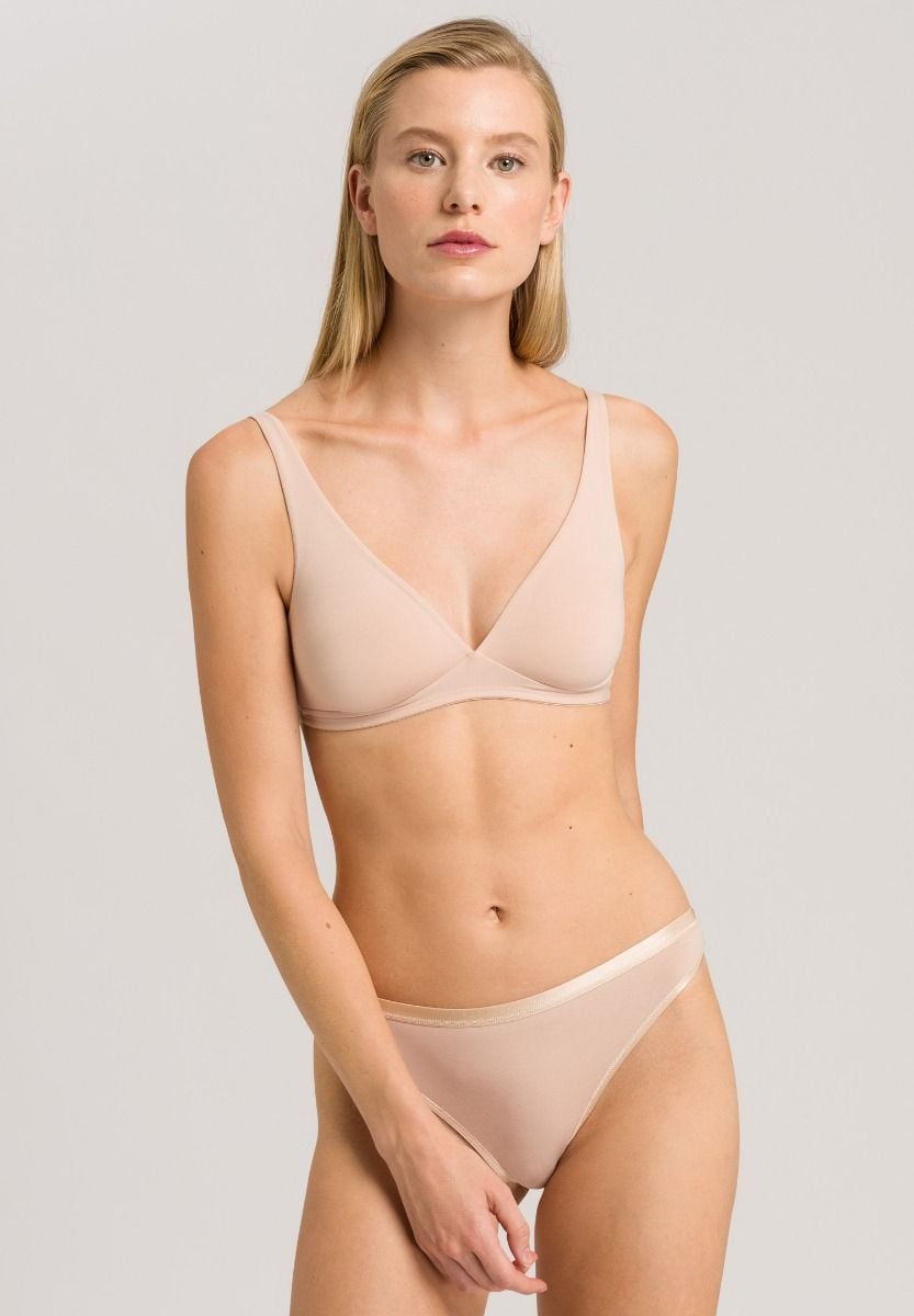 Hanro Basic Cotton Sensation Cotton Sensation Soft Cup Bra (071387) Beige