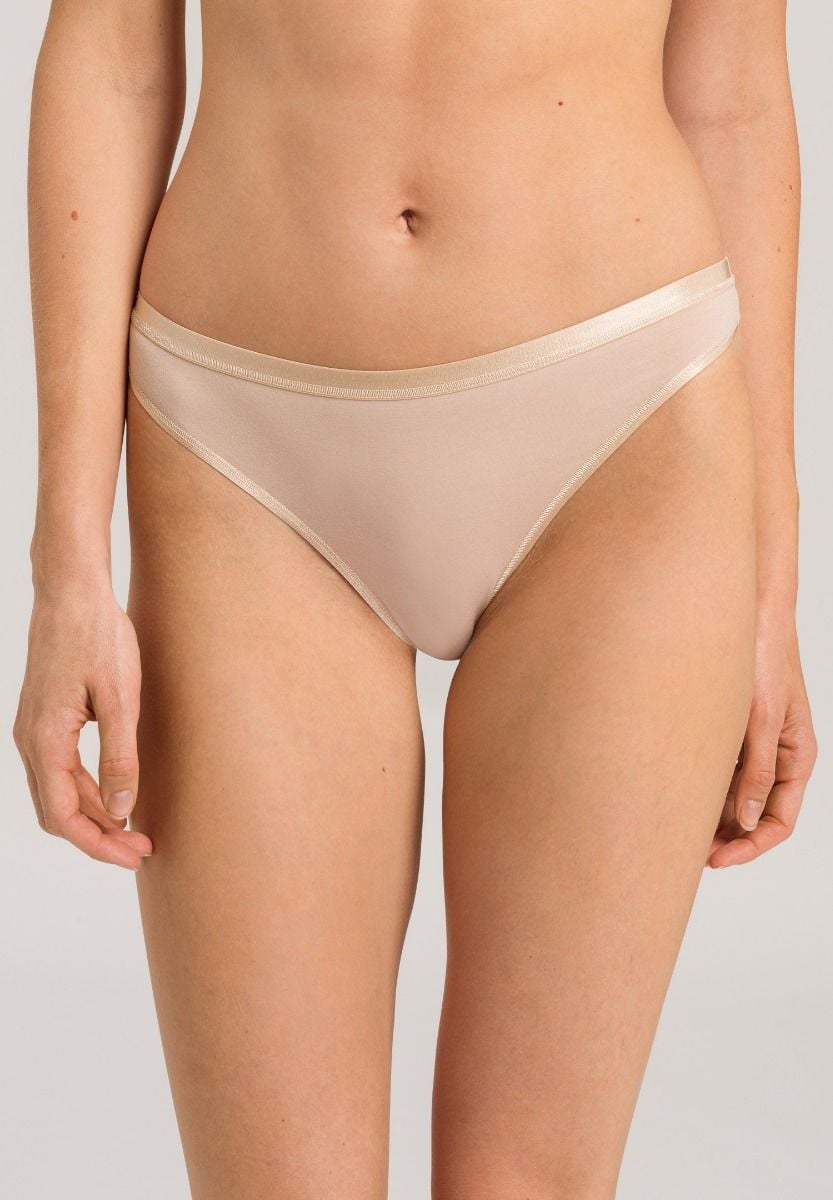 Hanro Basic Cotton Sensation Cotton Sensation Thong (071402) Beige