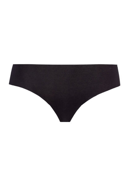 Hanro Basic Invisible Cotton Invisible Cotton Brazilian Panty (071226) Black