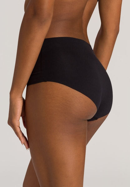 Hanro Basic Invisible Cotton Invisible Cotton Maxi Briefs (071228) Black