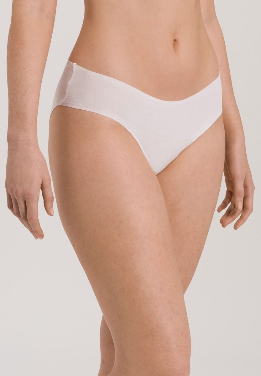 Hanro Basic Invisible Cotton Invisible Cotton Midi Briefs (071227) White