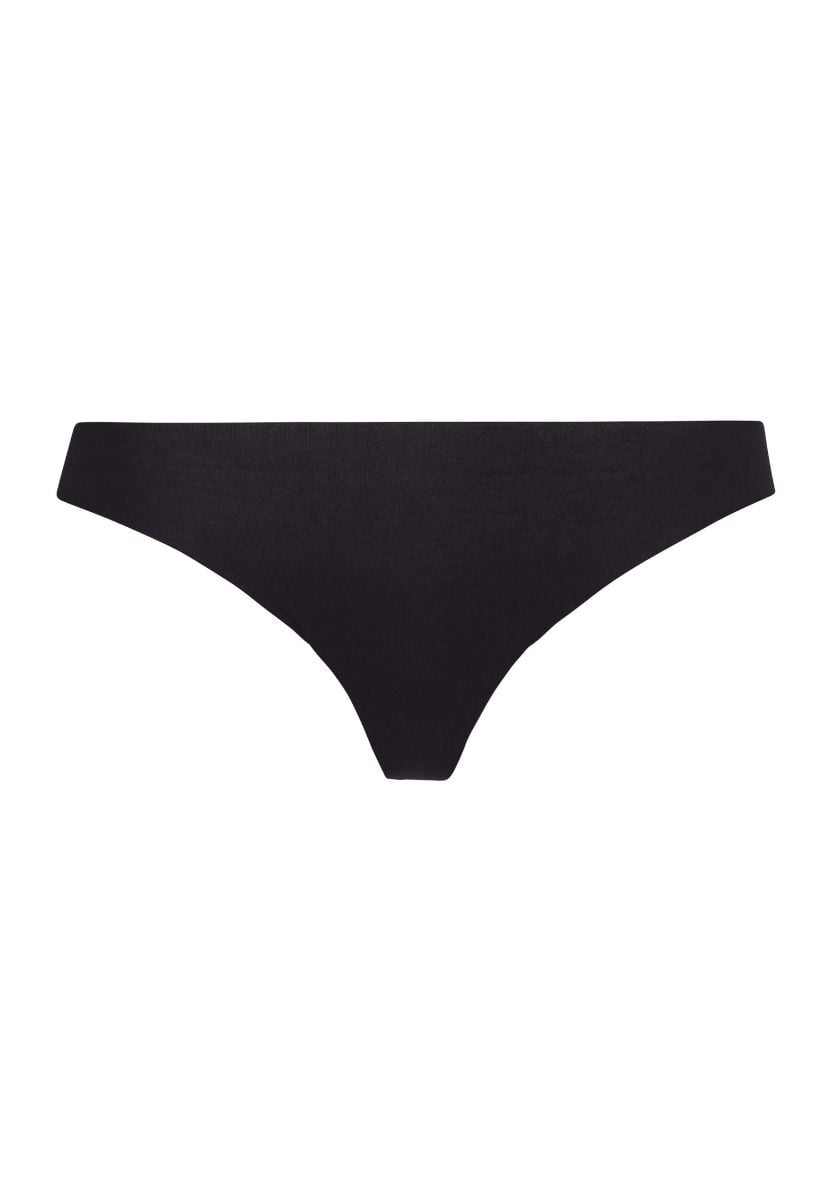 Hanro Basic Invisible Cotton Invisible Cotton Thong (071225) Black