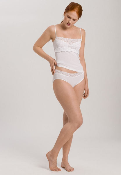 Hanro Basic Moments Moments Spaghetti Top (071448) White