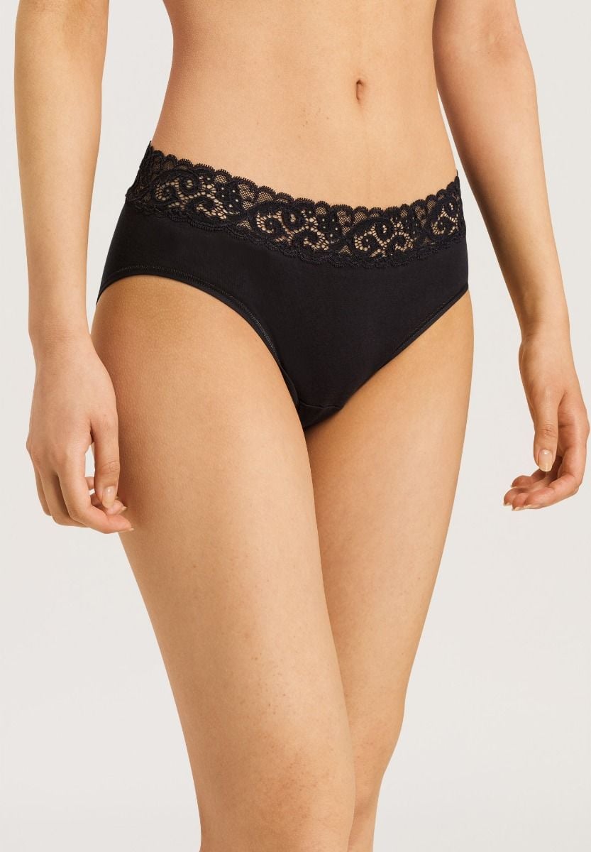 Hanro Basic Moments Moments Midi Briefs (071482) Black