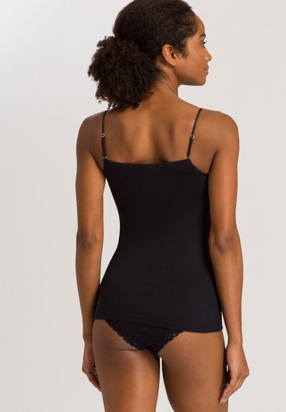 Hanro Basic Moments Moments Spaghetti Top (071485) Black