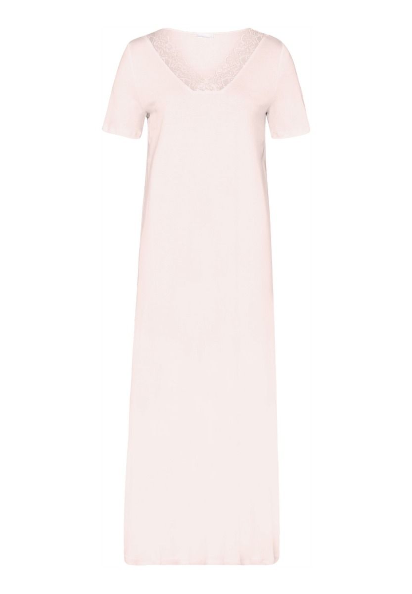 Hanro Basic Moments Nw Moments Nw S/Slv Nightdress 130Cm (077933) Crystal Pink