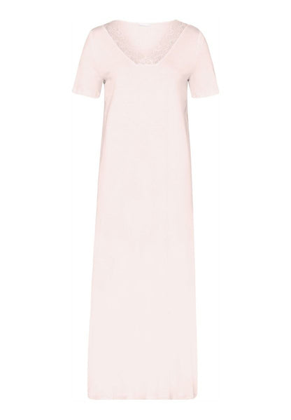 Hanro Basic Moments Nw Moments Nw S/Slv Nightdress 130Cm (077933) Crystal Pink
