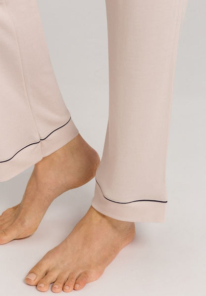 Hanro Basic Natural Comfort Natural Comfort L/Slv Pajama (077966) Almond
