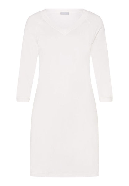 Hanro Basic Pure Essence Pure Essence 3/4 Slv Nightdress 90Cm (077948) Off White