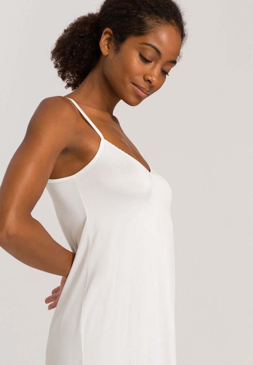 Hanro Basic Satin Deluxe Satin Deluxe Bodydress 85 Cm (071065) Off White