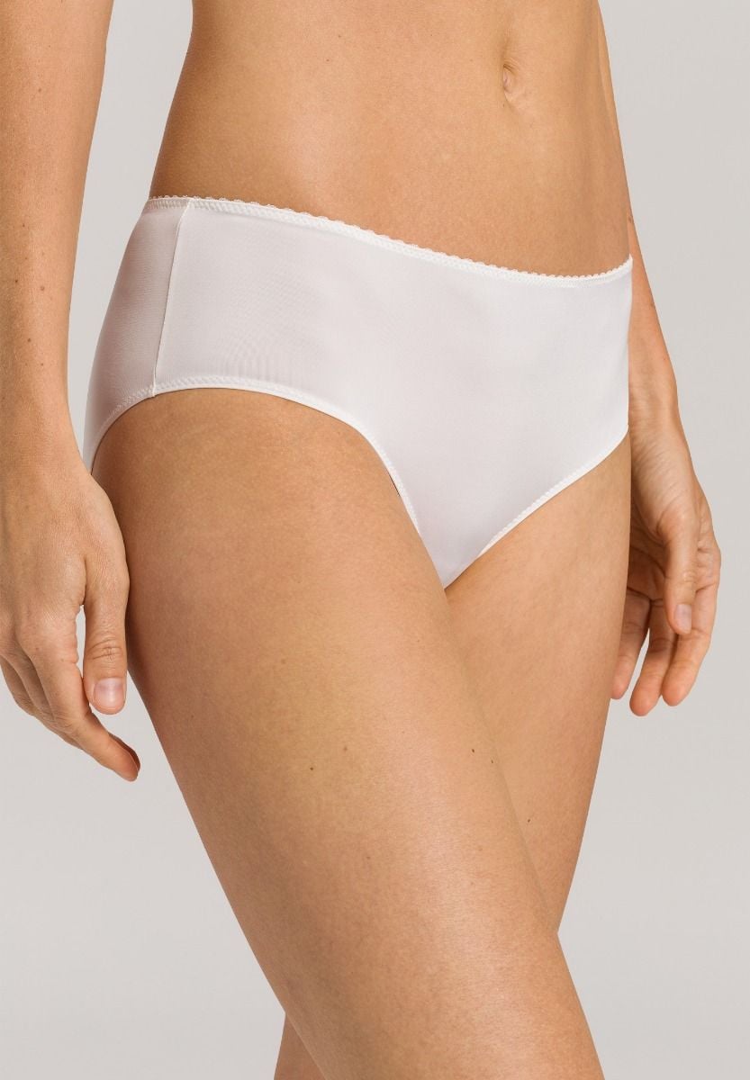 Hanro Basic Satin Deluxe Satin Deluxe Maxi Briefs (071061) Off White