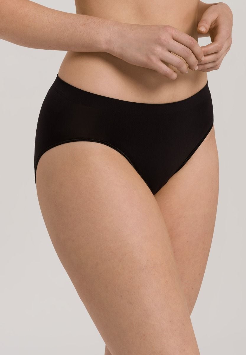 Hanro Basic Touch Feeling Touch Feeling Midi Briefs (071812) Black