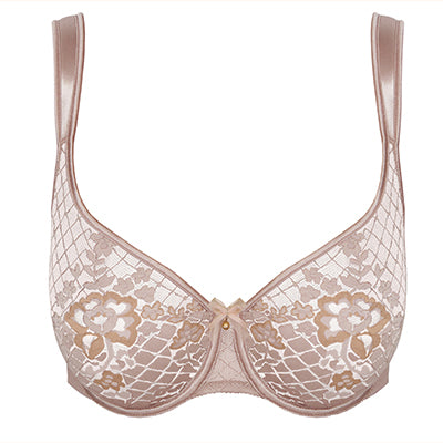 Empreinte Melody Full Cup Bra front view in Gold