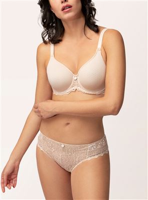 Empreinte Cassiopee 40151 Spacer Bra styled on model in Creamy Beige