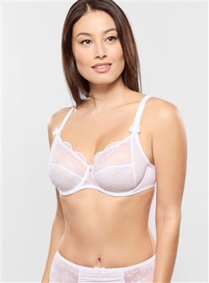 Empreinte Charlotte 07232 Bra styled on model in White