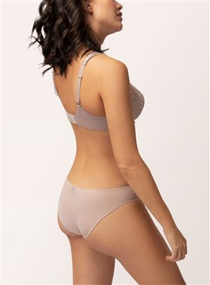 Empreinte Melody Full Cup Bra back view in Tea Rose