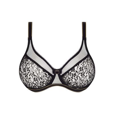 Empreinte Allure 17205 Bra front view in Black