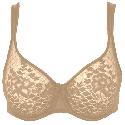 Empreinte Melody Full Cup Bra front view in Caramel