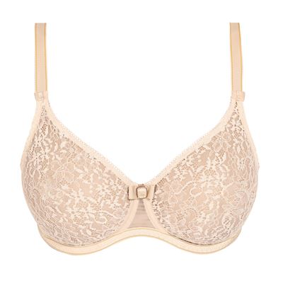 Empreinte Allure 07205 Seamless Bra front view in Amande