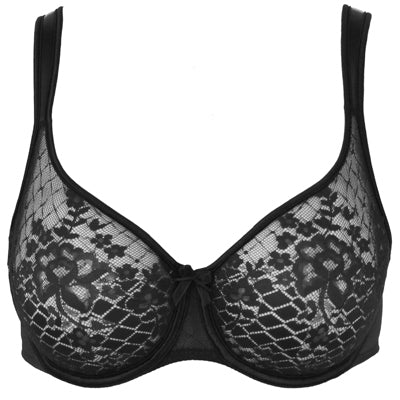 Empreinte Melody Full Cup Bra front view in Black