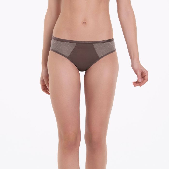 Rosa Faia Eve High-Waist Briefs (1332) Truffle