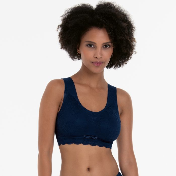 Anita Essential Lace Bralette Padded Cups (5400) Blue