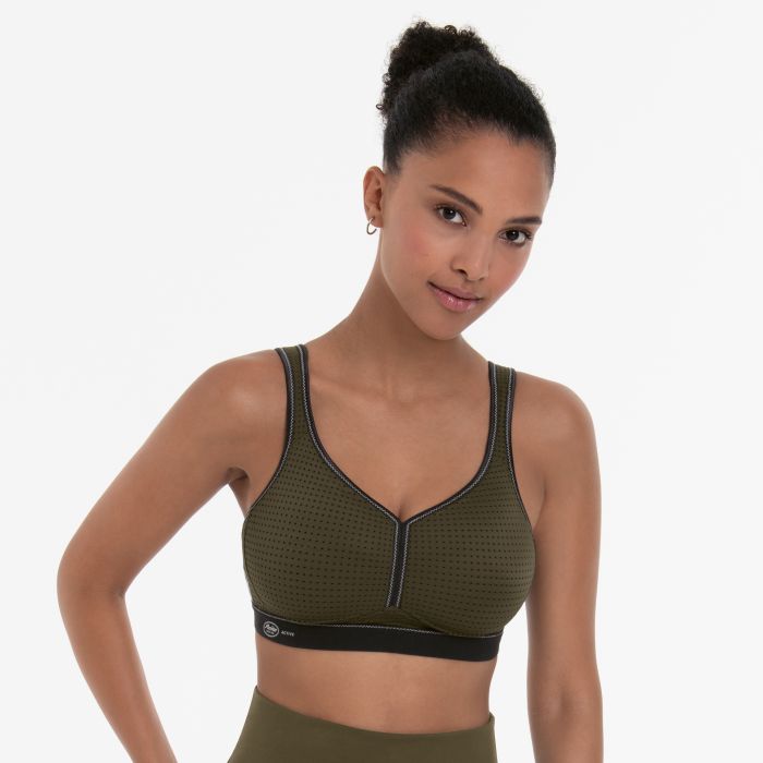 Anita Performance Sports Bra Moulded (5566) Olive/Black