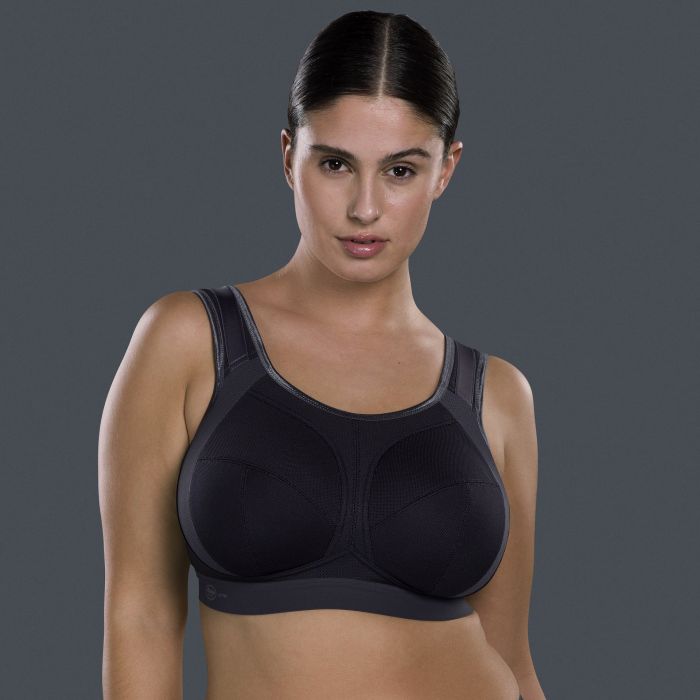 Anita Extreme Control Plus Sports Bra Full Cup (5567) Black/Anthracite