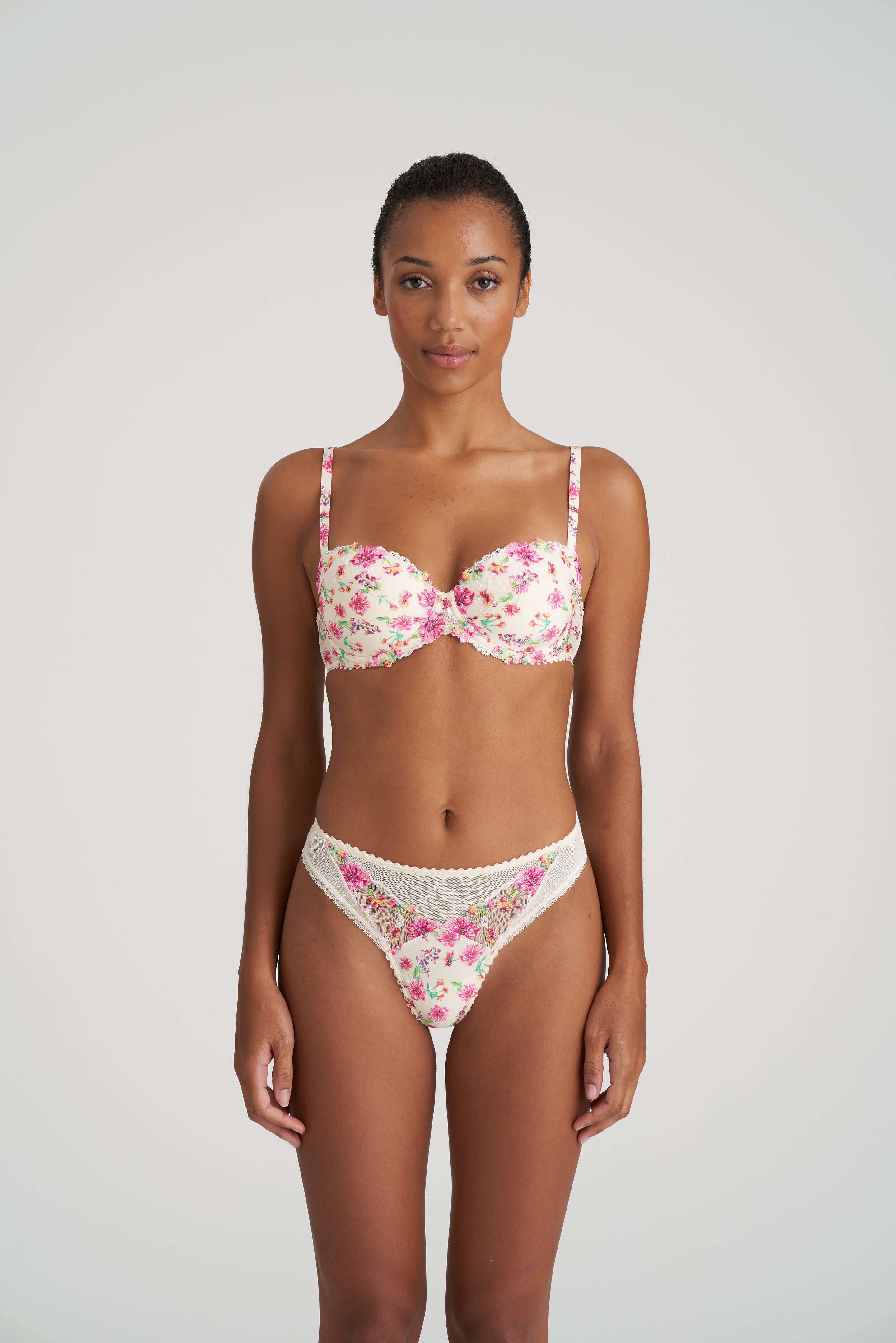 Marie Jo Chen Padded Balcony Bra (0102689) Pearled Ivory