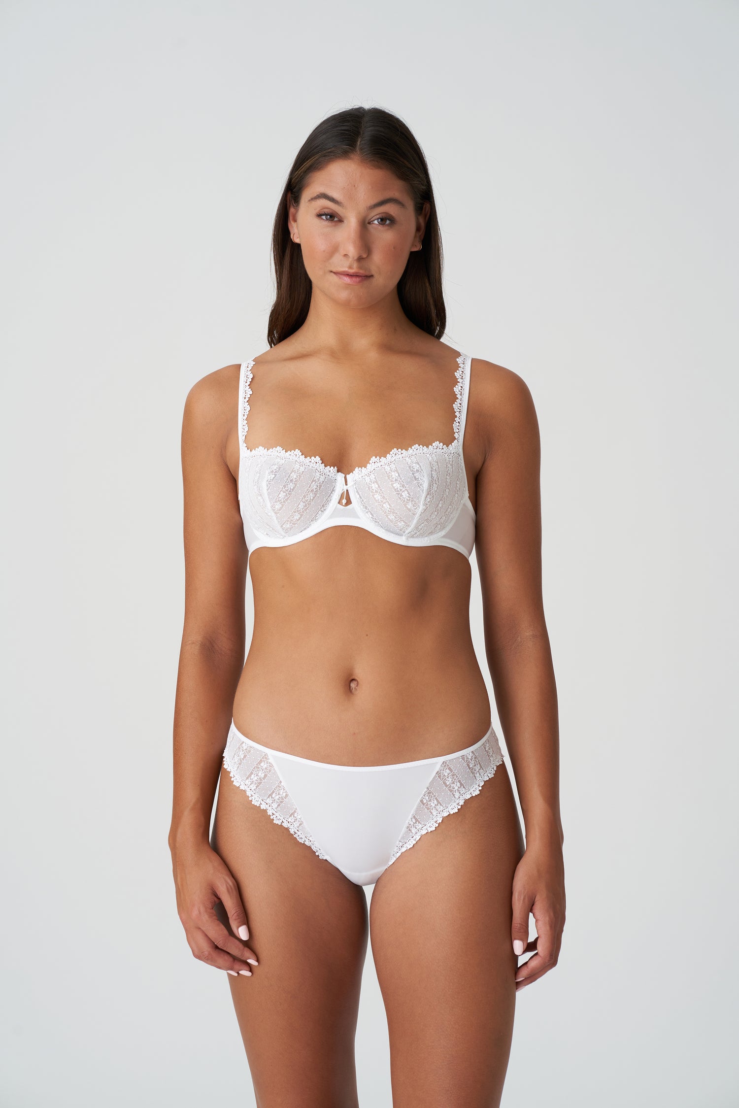 Marie Jo Christy Balcony Bra Vertical Seam (0102382) White