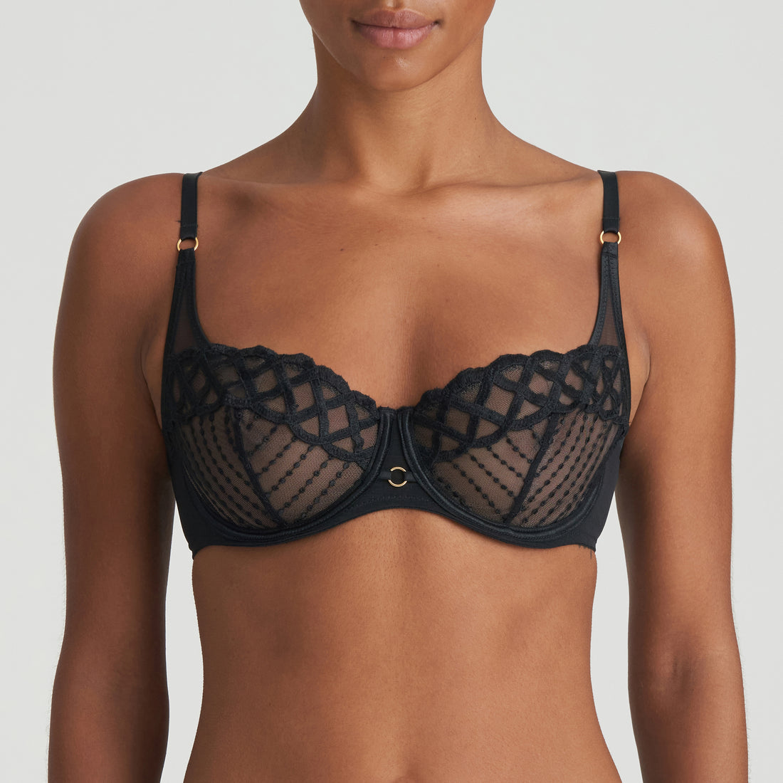 Marie Jo Jhana Balcony Bra Vertical Seam (0102793) Black